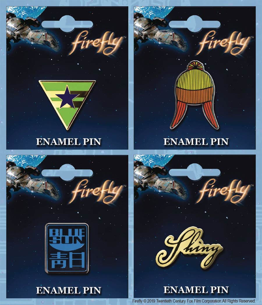 Firefly Enamel Pin 12-Count Assortment Case