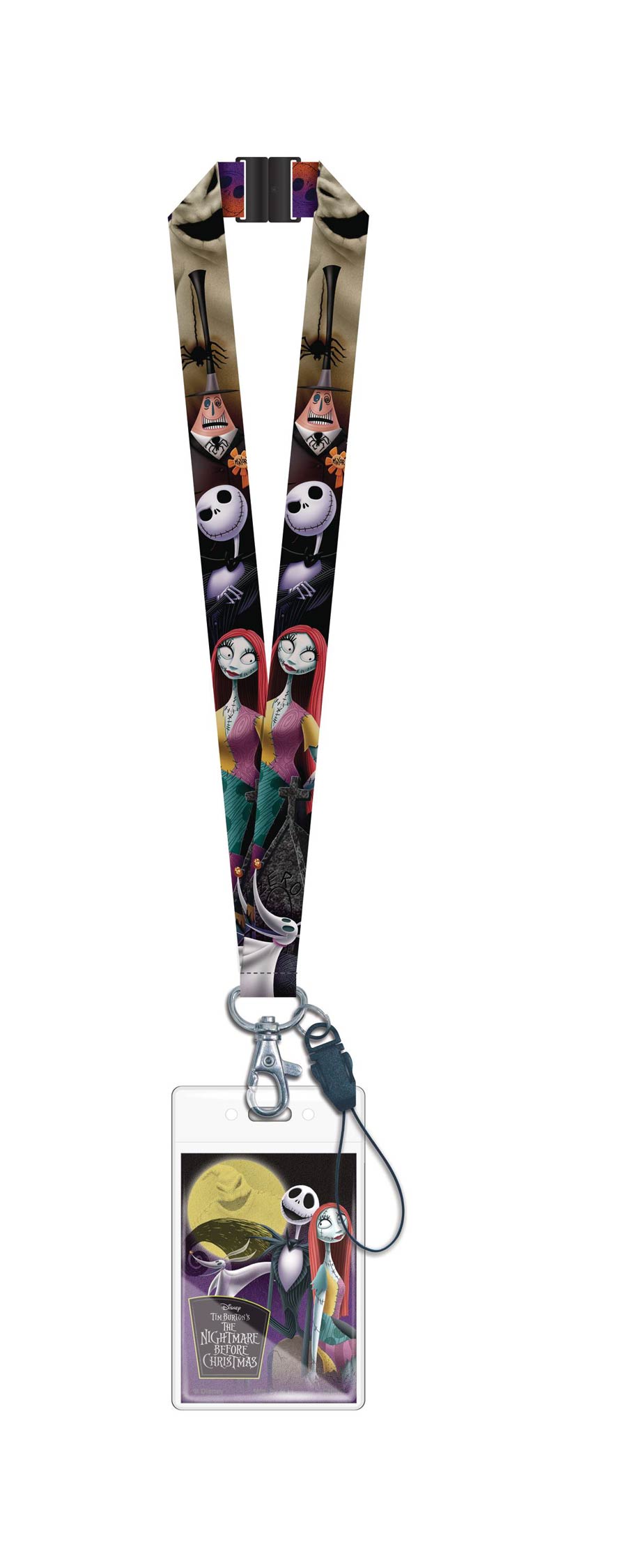 Nightmare Before Christmas Jack & Sally Lanyard
