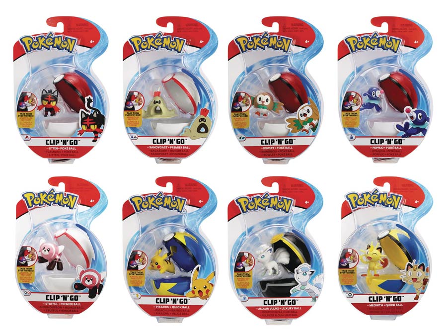 Pokemon Clip-N-Go Figure Wave 2 Assortment Case