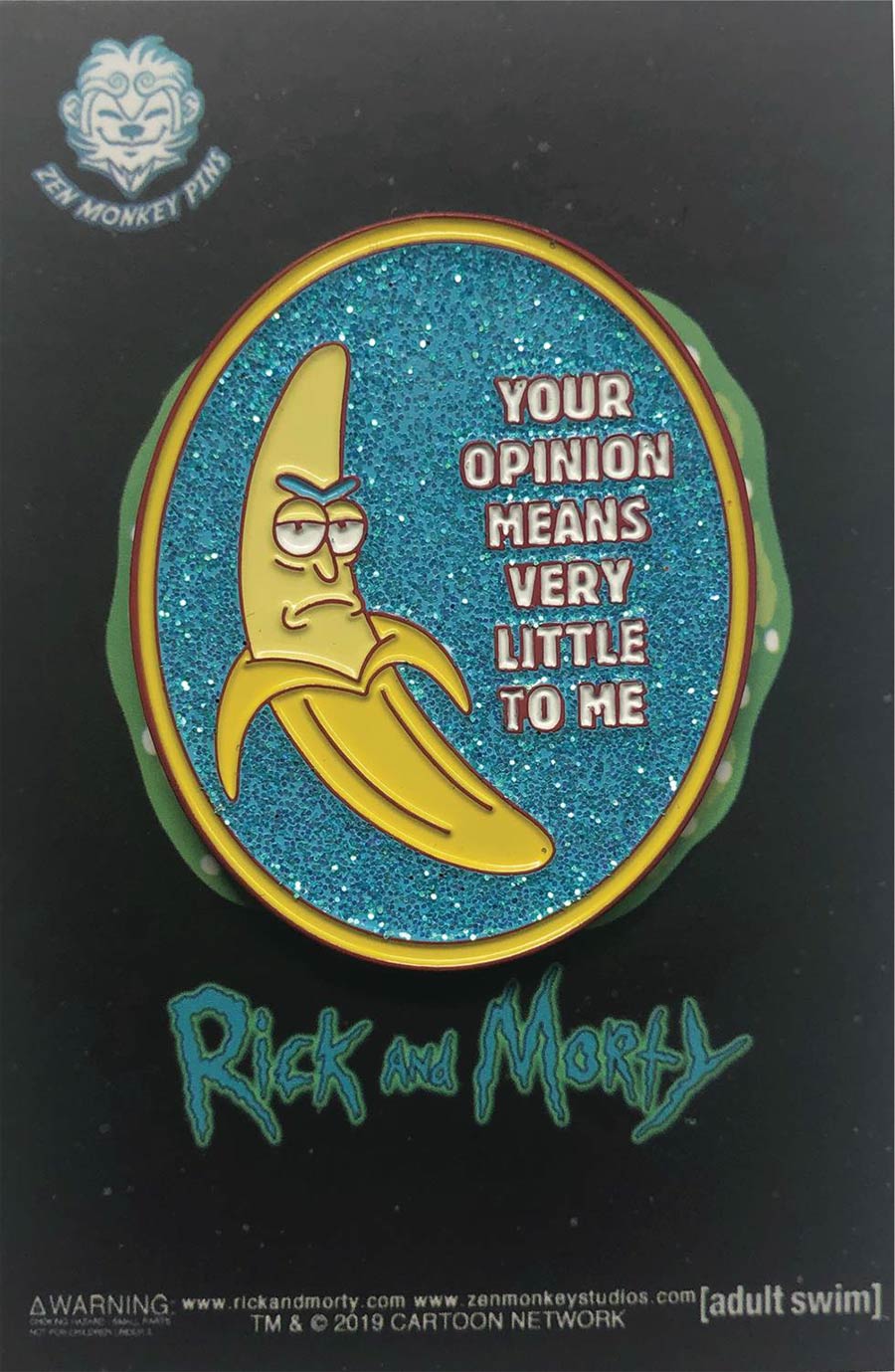 Rick And Morty Pin - Banana Ricks Opinion