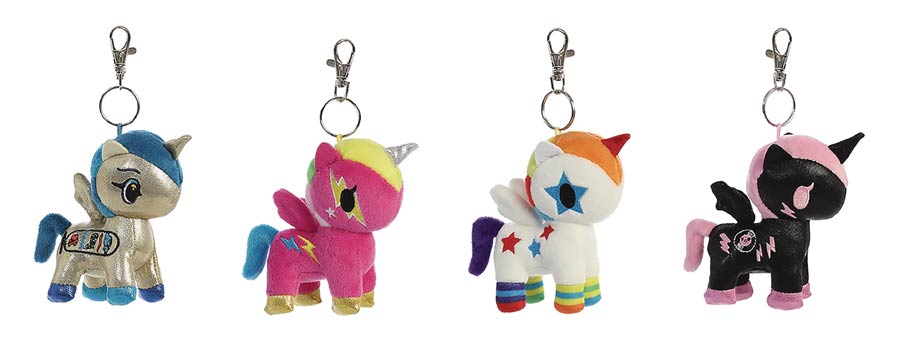 tokidoki Unicorno Keychain Plush Series 2 Blind Mystery Box 12-Piece Display