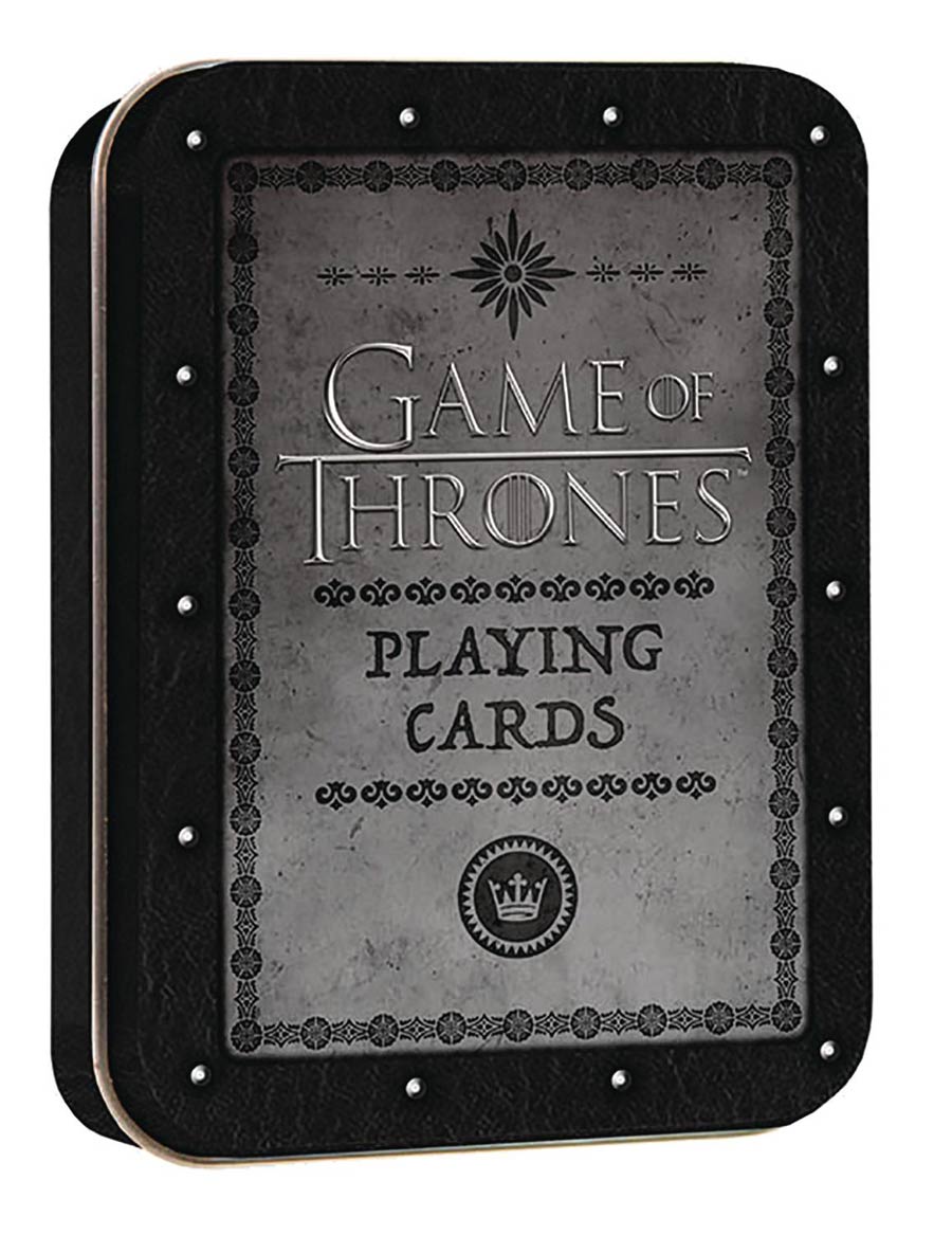 Game Of Thrones Playing Cards Collector Tin