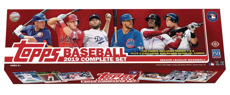 Topps 2019 Baseball Trading Cards Complete Set