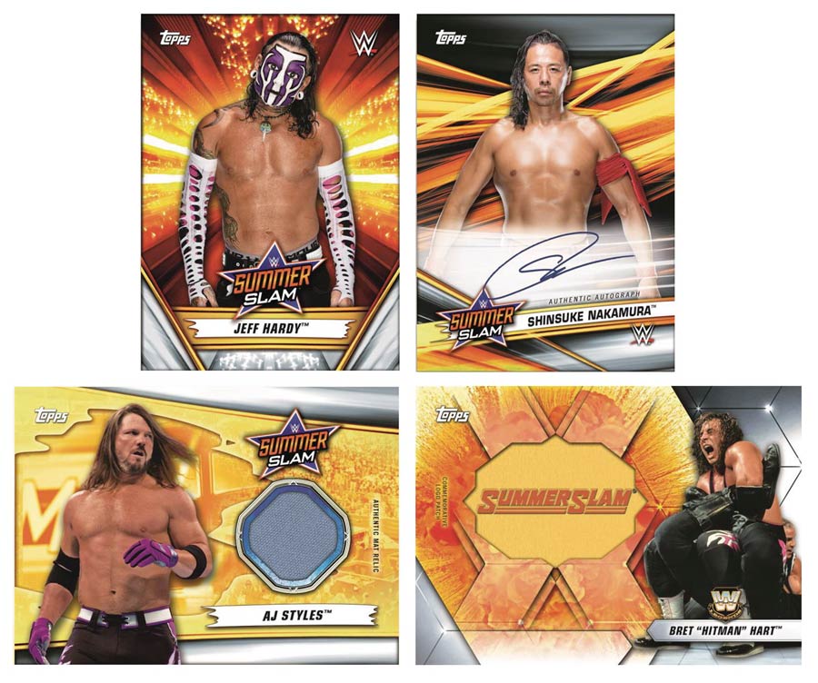 Topps 2019 WWE Summerslam Trading Cards Box