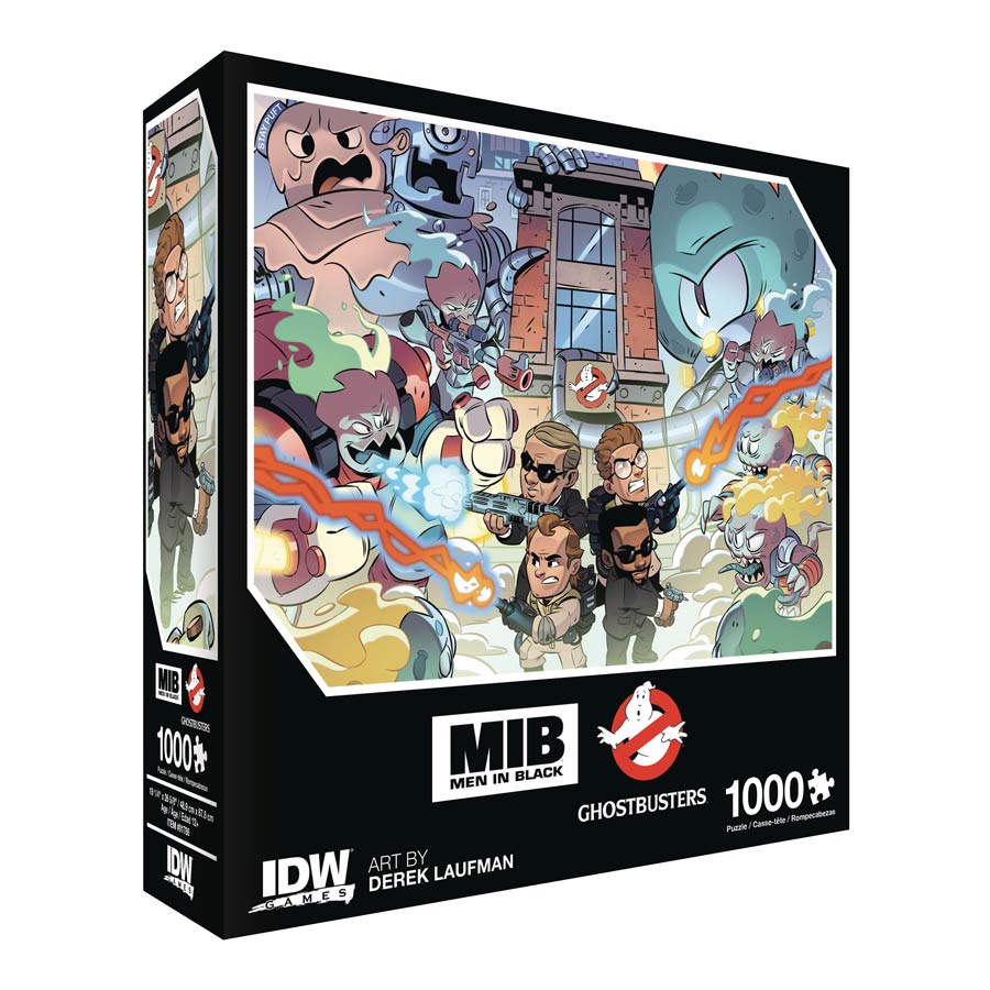 Men In Black Ghostbusters Ecto-Terrestrial Invasion Premium Puzzle (1000-Piece)