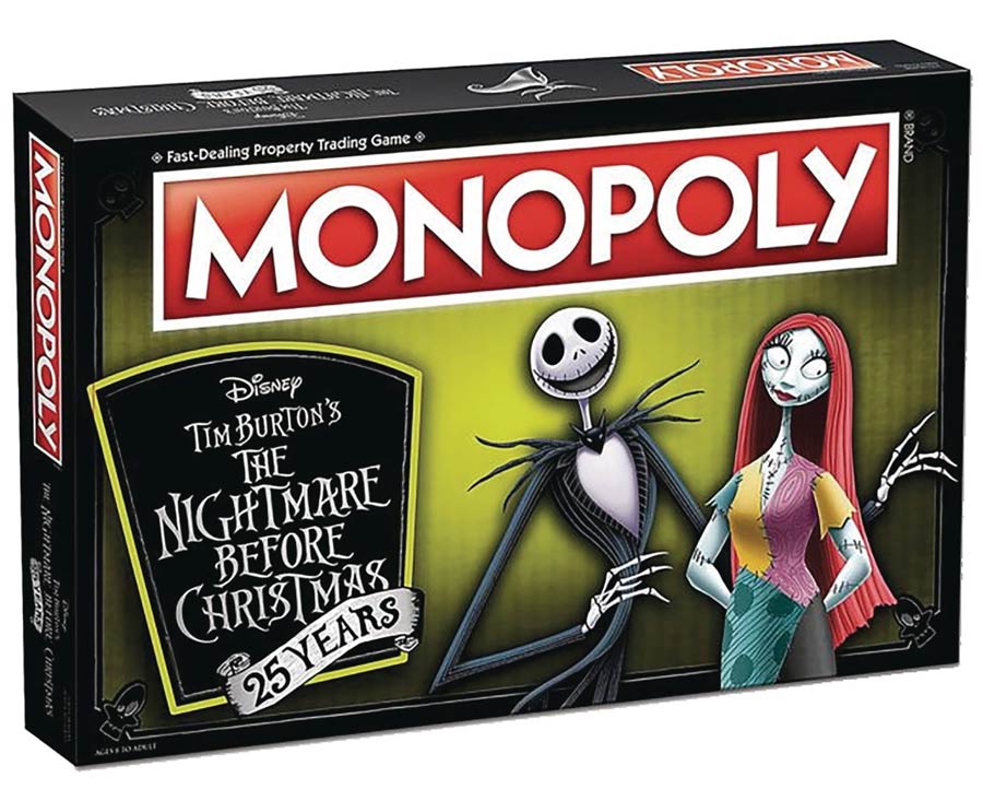 Monopoly Nightmare Before Christmas Collectors Edition