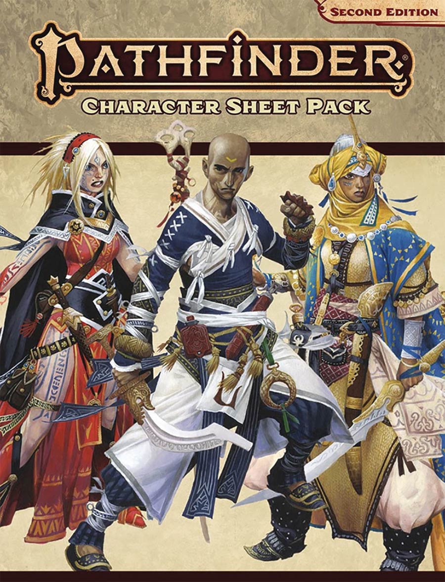 Pathfinder Character Sheet Pack (P2)