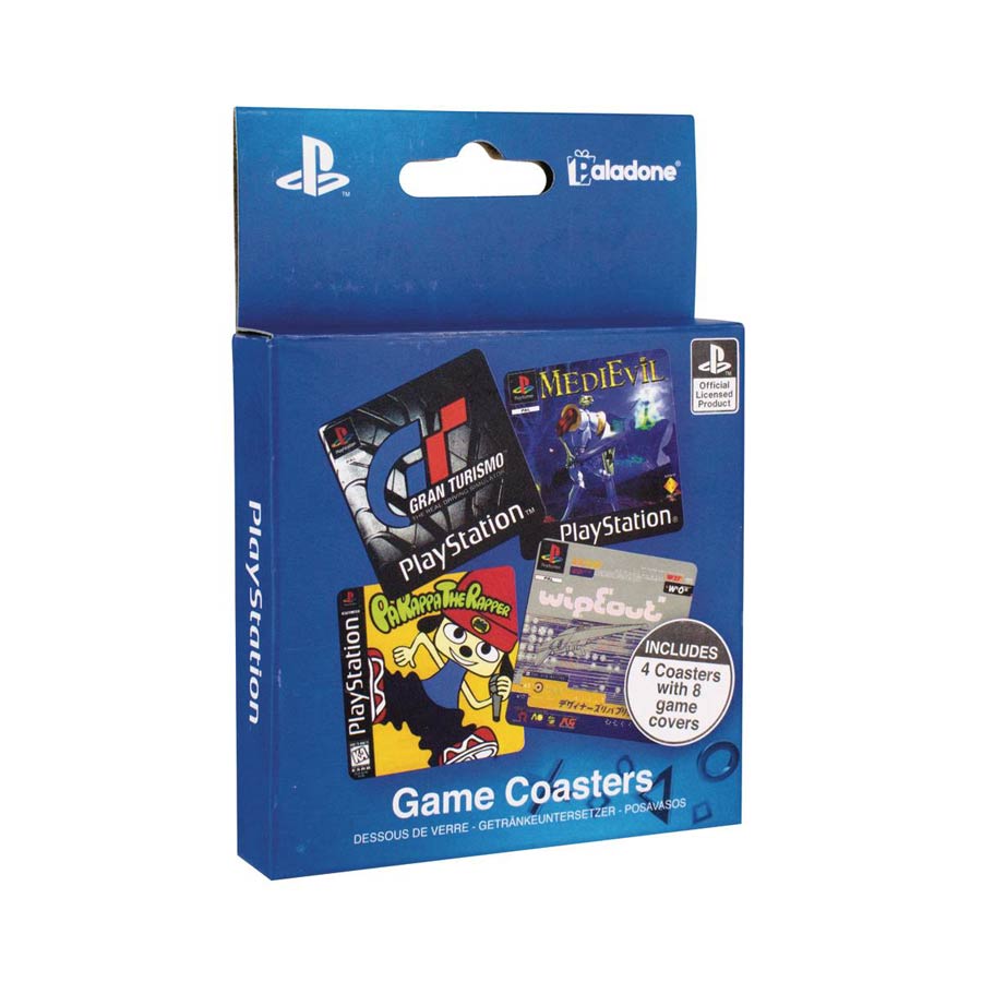 Playstation Game Coasters 4-Pack
