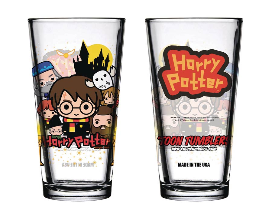 Toon Tumblers Harry Potter Charm Glass - Hogwarts Castle