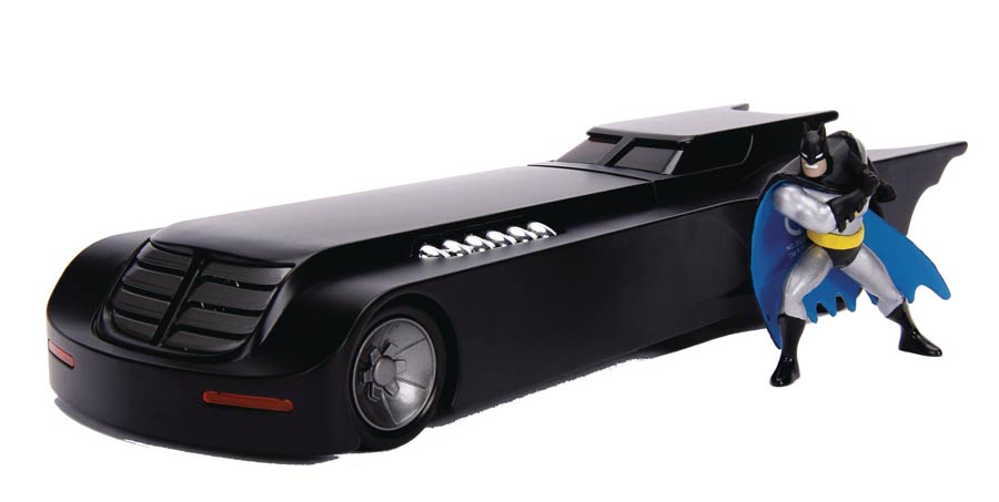 Metals Batman The Animated Series Batmobile 1/24 Scale Vehicle With Figure