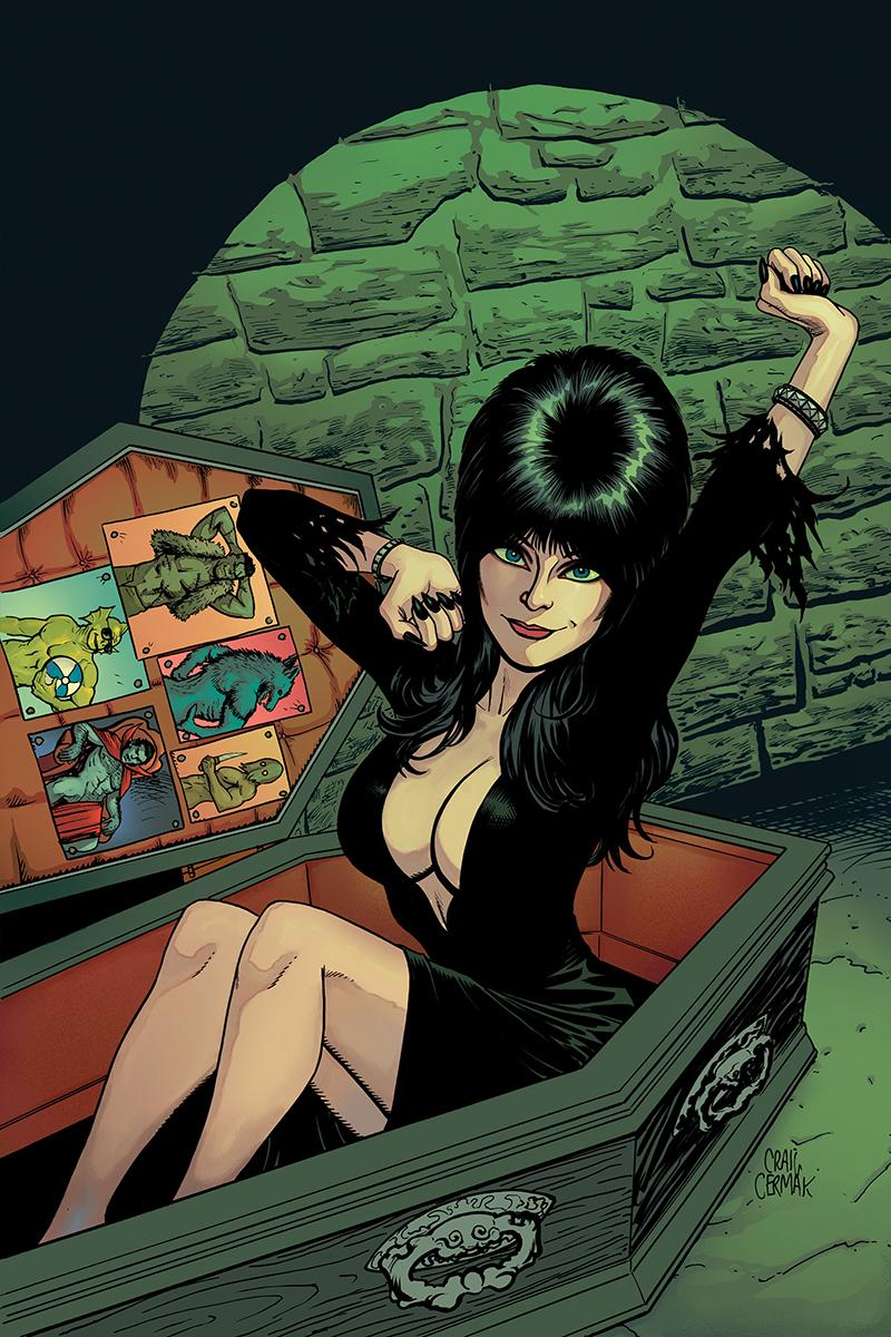 Elvira Mistress Of The Dark Vol 2 #12 Cover F Incentive Craig Cermak Virgin Cover