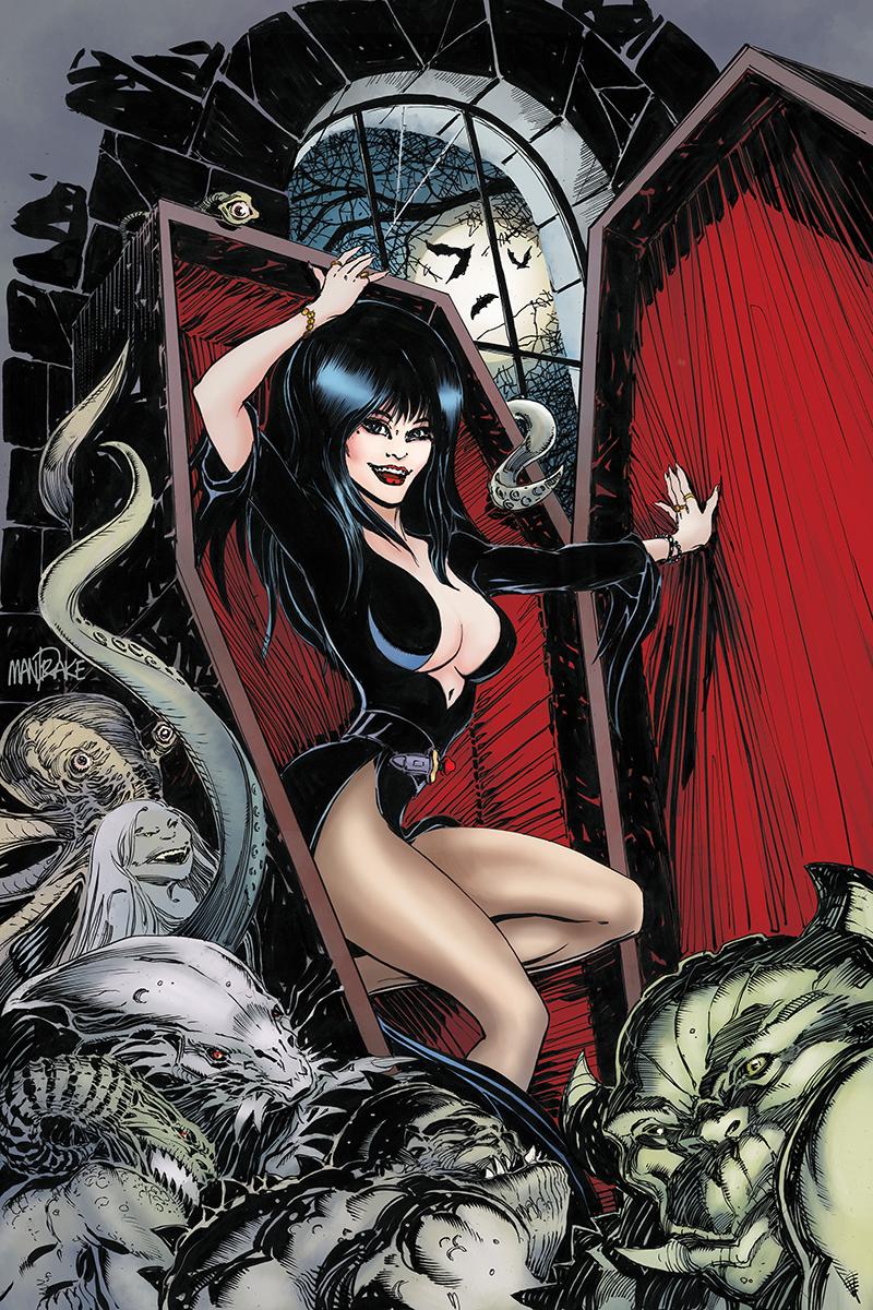 Elvira Mistress Of The Dark Vol 2 #12 Cover K Incentive Tom Mandrake Virgin Cover