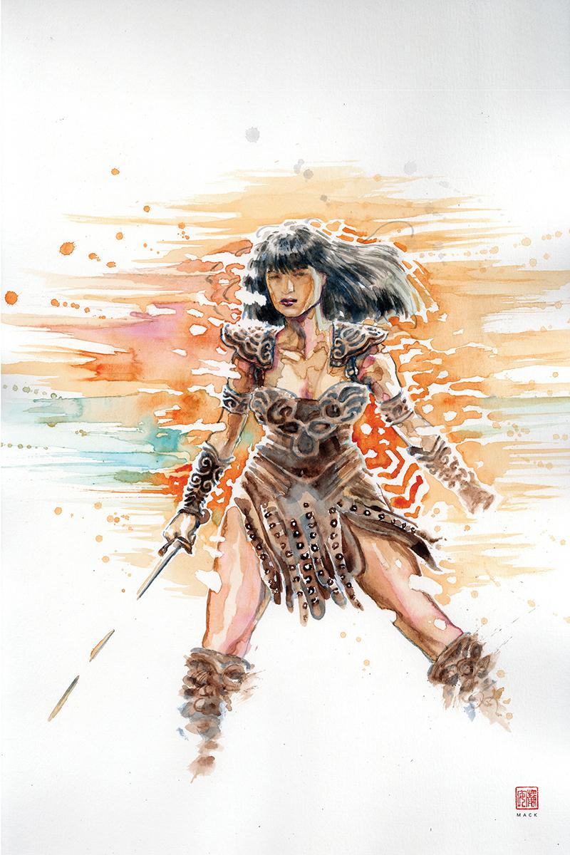 Xena Warrior Princess Vol 4 #4 Cover D Incentive David Mack Virgin Cover