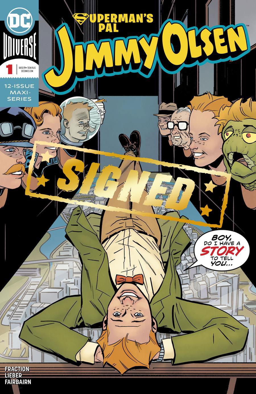 Supermans Pal Jimmy Olsen Vol 2 #1 Cover C DF Signed By Steve Lieber