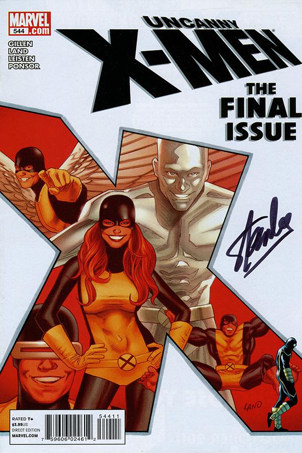 Uncanny X-Men #544 Cover E DF Signed By Stan Lee