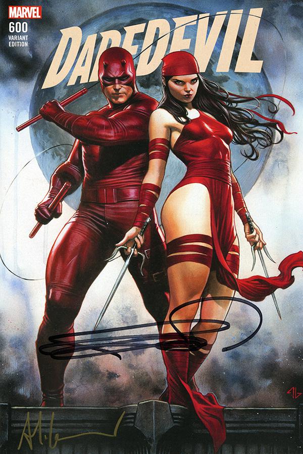 Daredevil Vol 5 #600 Cover T DF CSA Exclusive Variant Cover Signed By Frank Miller & Adi Granov