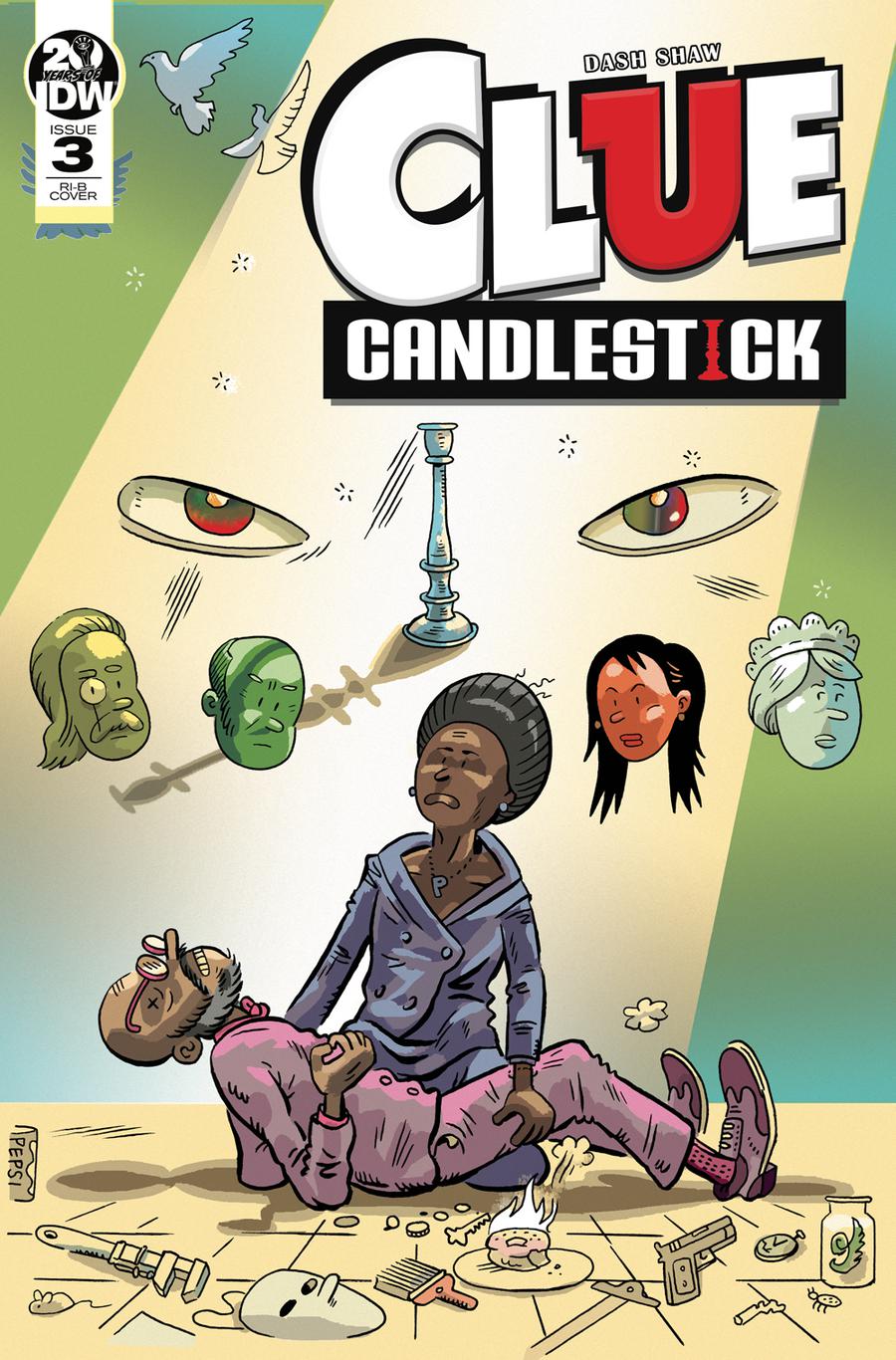 Clue Candlestick #3 Cover C Incentive Kevin Huizenga Variant Cover