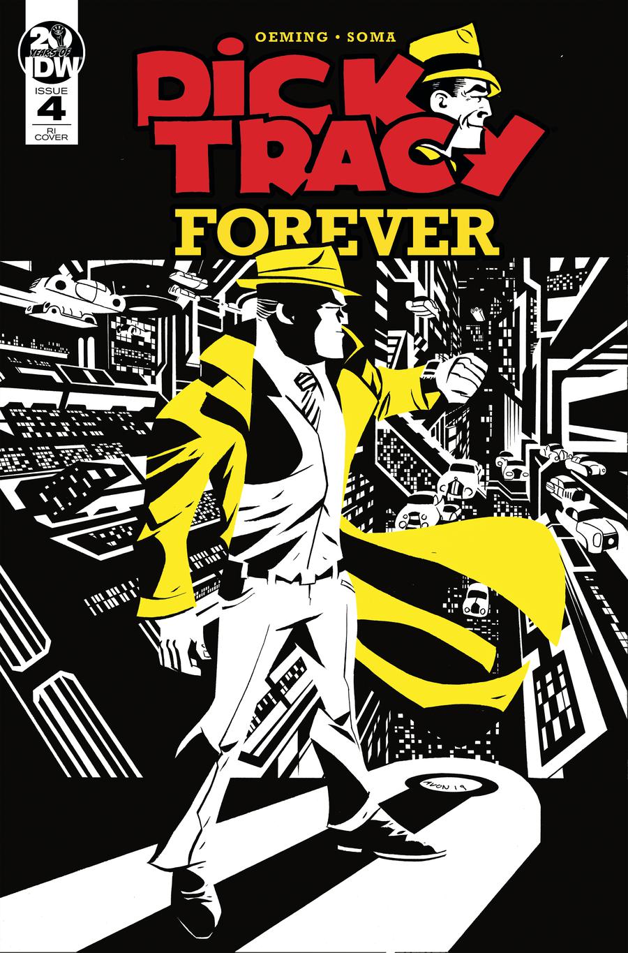 Dick Tracy Forever #4 Cover B Incentive Michael Avon Oeming Variant Cover