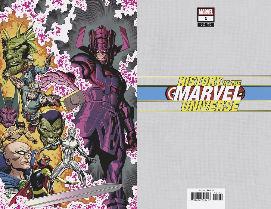 History Of The Marvel Universe #1 Cover F Incentive Steve McNiven Virgin Cover