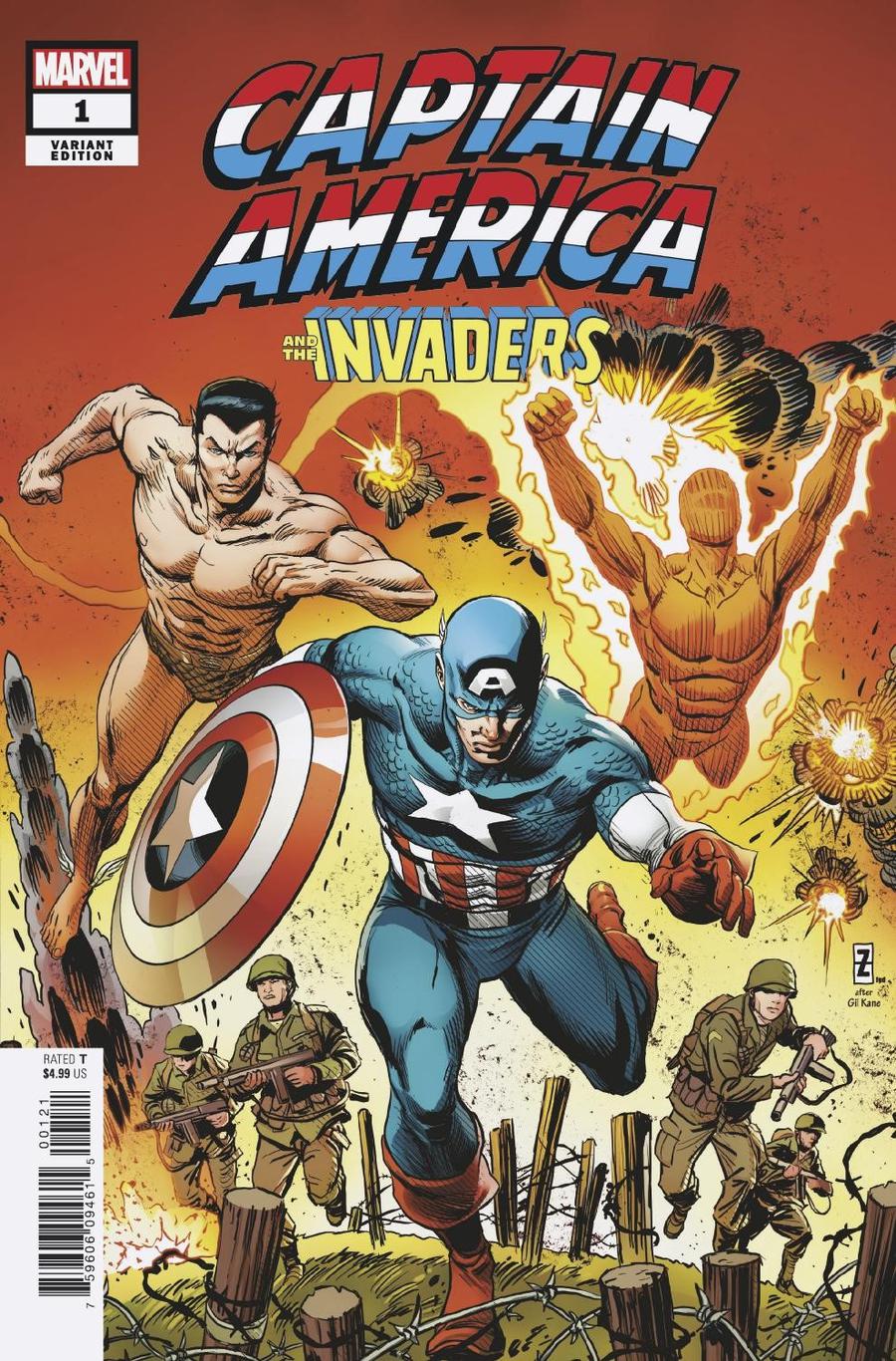 Captain America And The Invaders Bahamas Triangle #1 Cover C Incentive Patrick Zircher Variant Cover