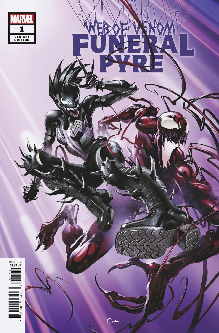 Web Of Venom Funeral Pyre #1 Cover B Incentive Clayton Crain Variant Cover