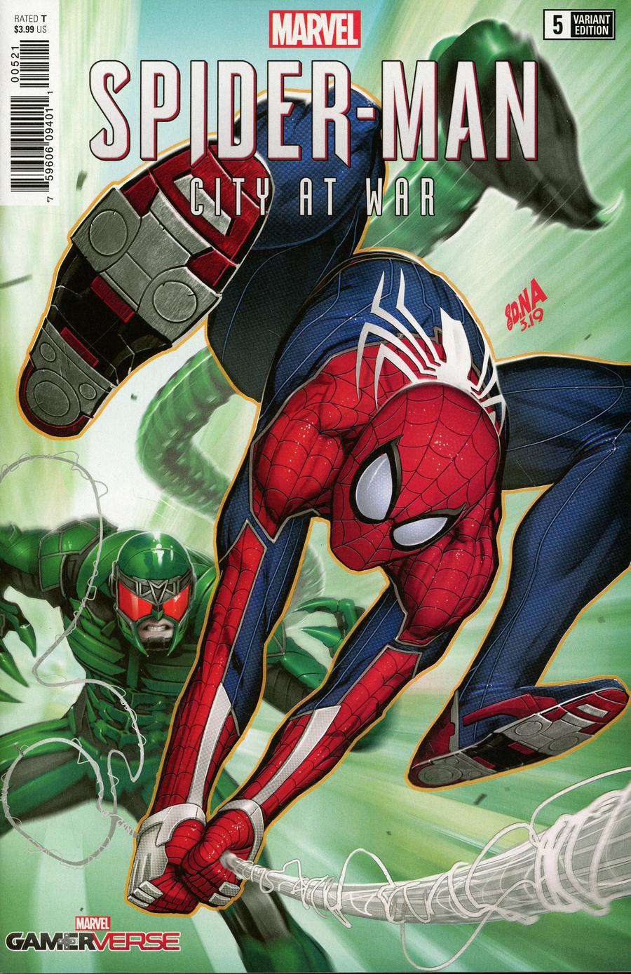 Marvels Spider-Man City At War #5 Cover C Incentive David Nakayama Variant Cover