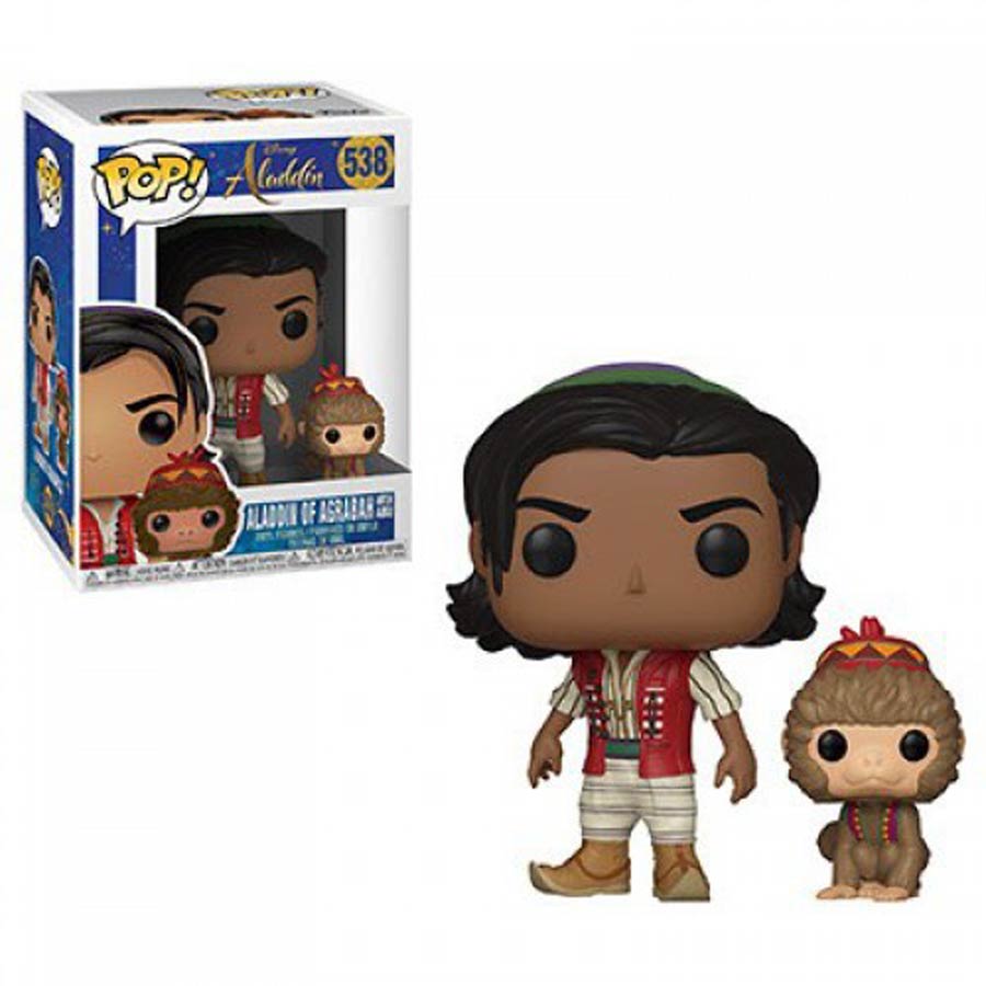 POP Disney 538 Aladdin Live Action Aladdin With Abu Vinyl Figure