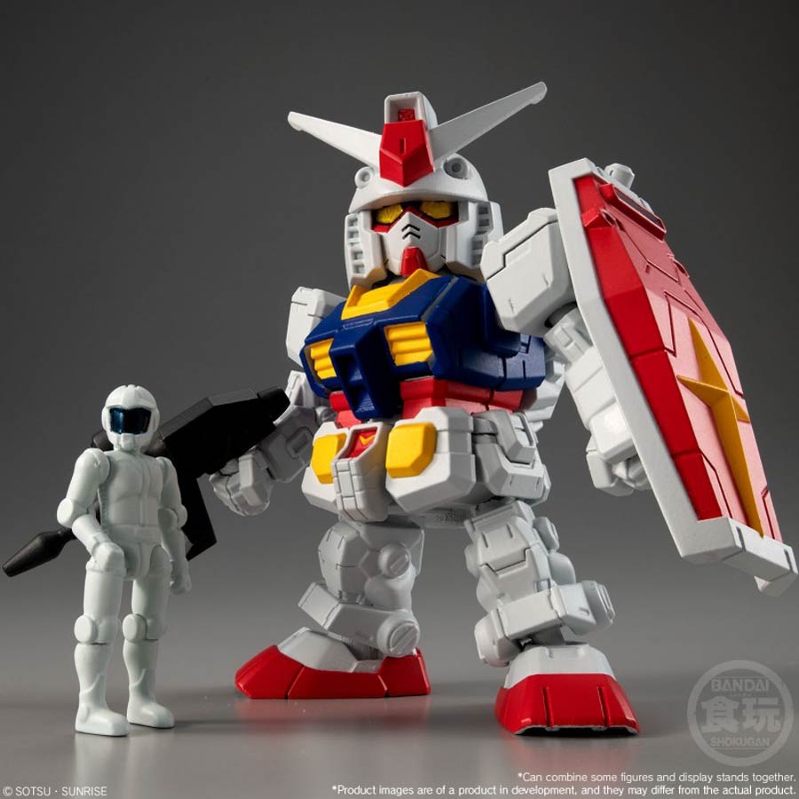 Mobile Suit Gundam Micro Wars 1 #01 Gundam & Amuro Figure