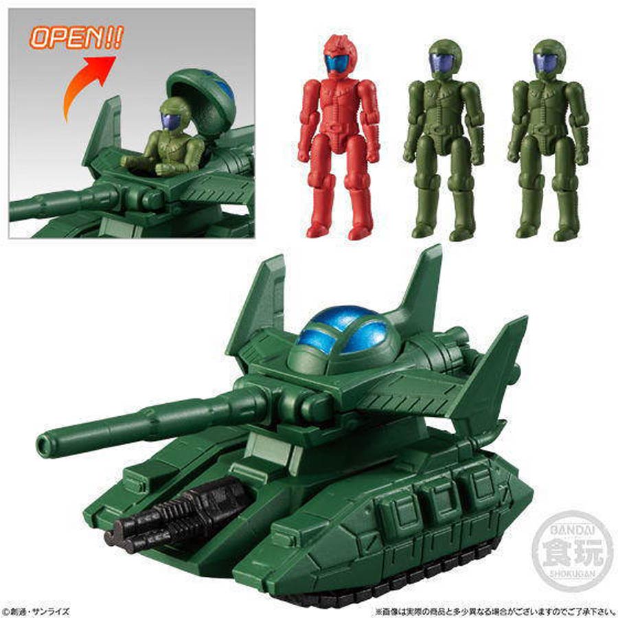 Mobile Suit Gundam Micro Wars 1 #05 Magella Attack Tank & Char & Zeon Soldier Figure