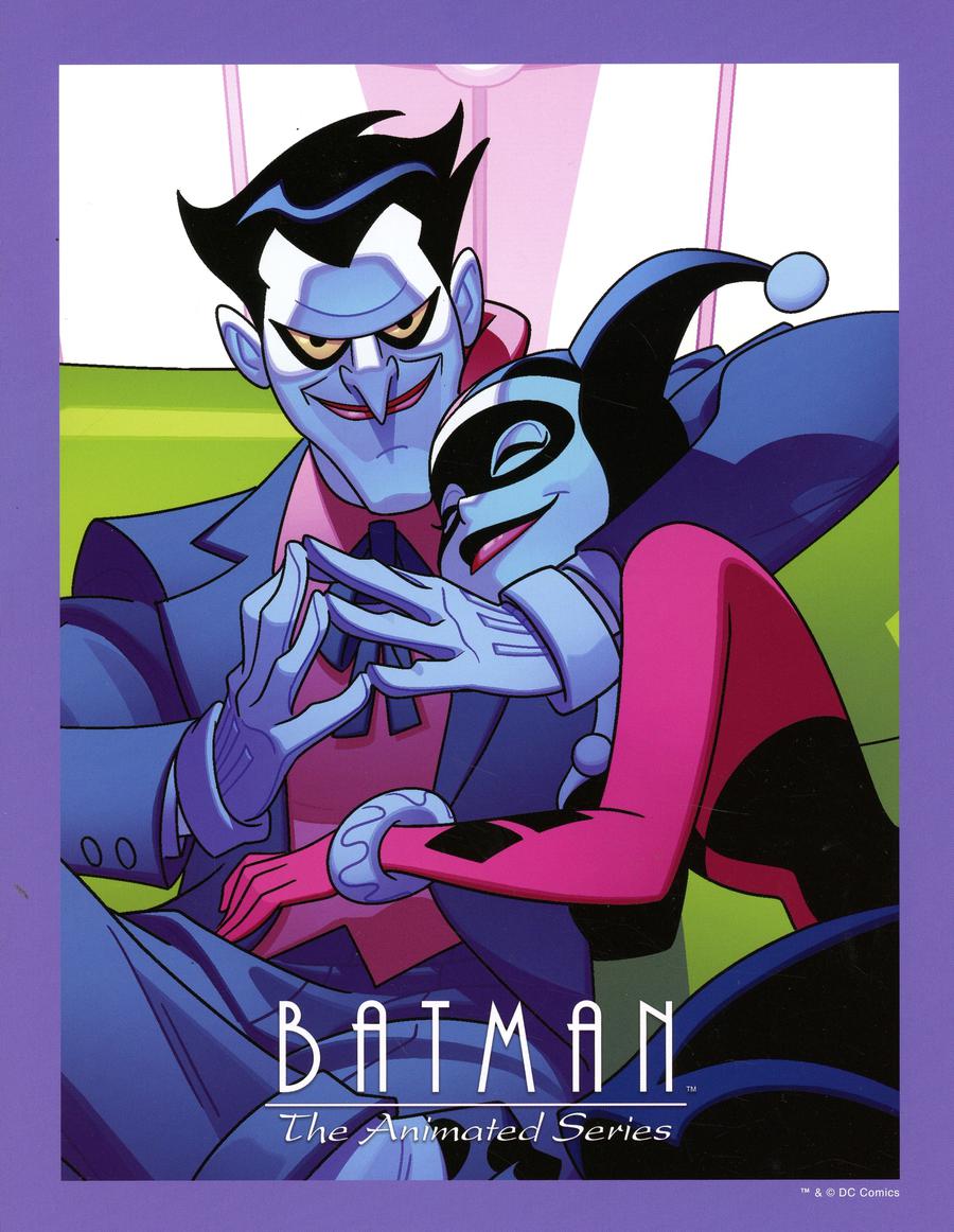 Batman The Animated Series Game Joker & Harley Quinn Mini Print