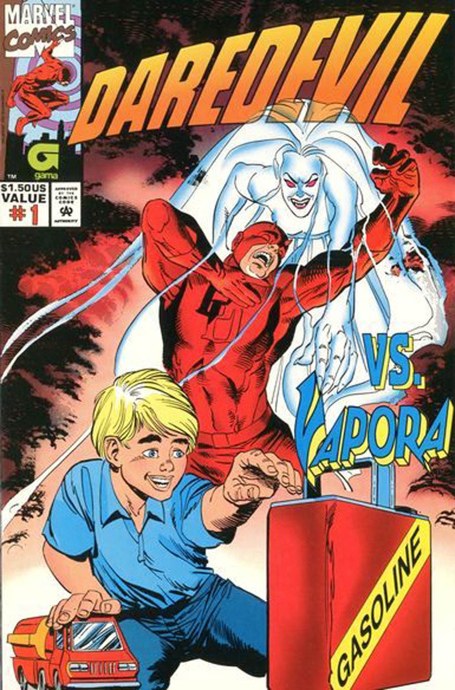 Daredevil Vs Vapora #1 Cover C 2nd Ptg New Dimension Comics Signed And Remarked Edition Without Certificate