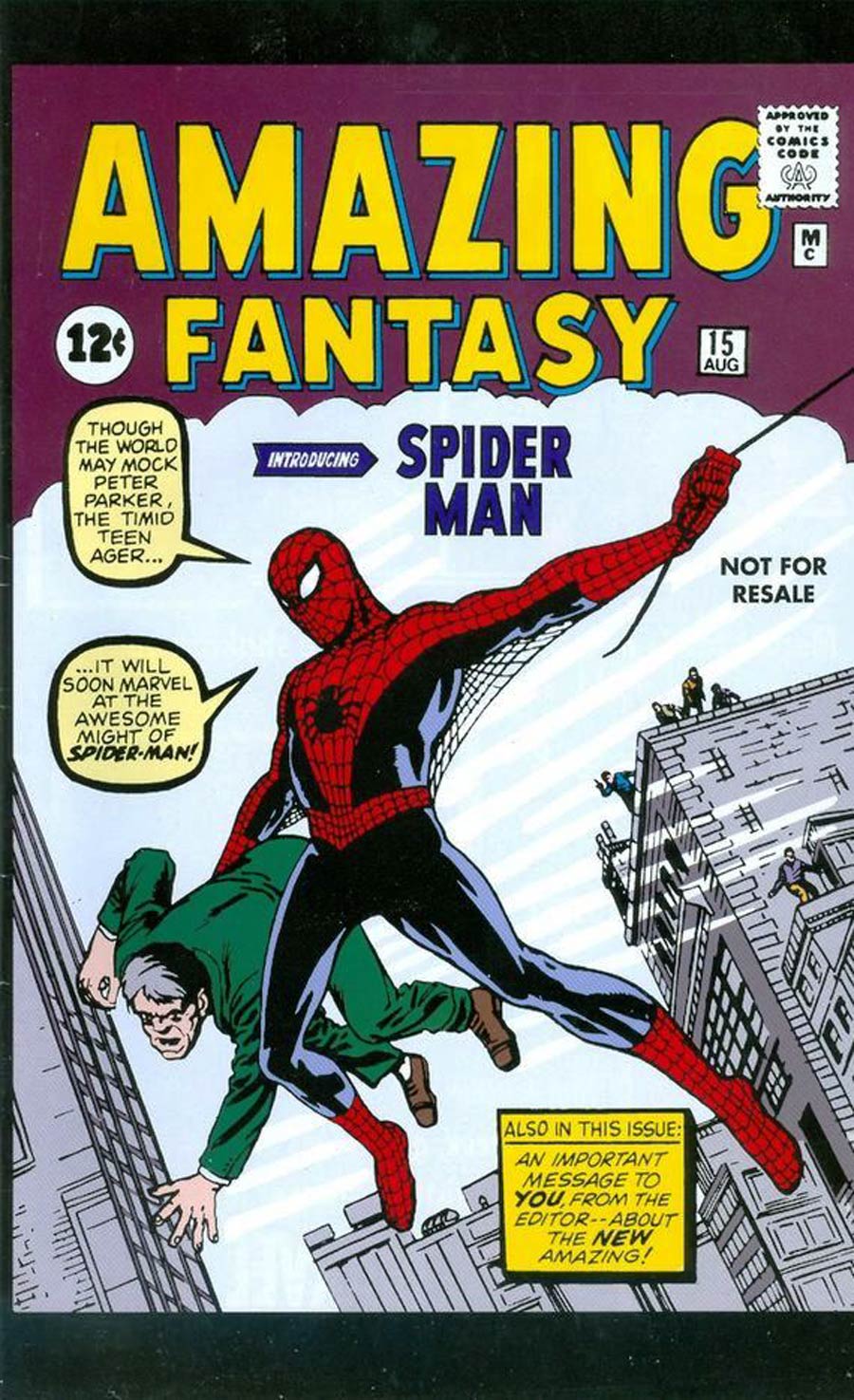 Amazing Fantasy #15 Cover G Reprint 2006