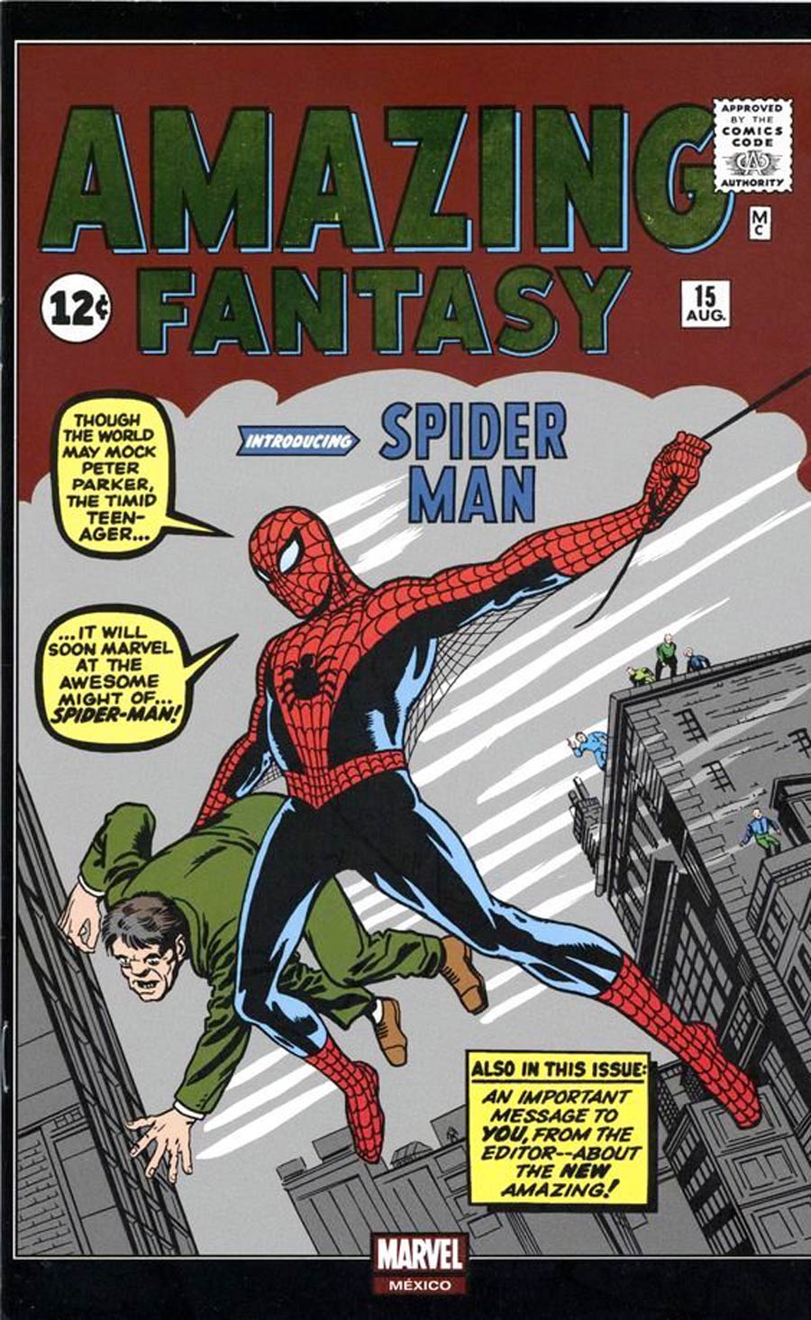 Amazing Fantasy #15 Cover I Marvel Mexico Reprint 2009
