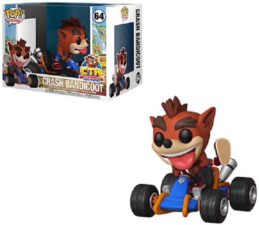POP Rides 64 Crash Team Racing Crash Bandicoot Vinyl Figure
