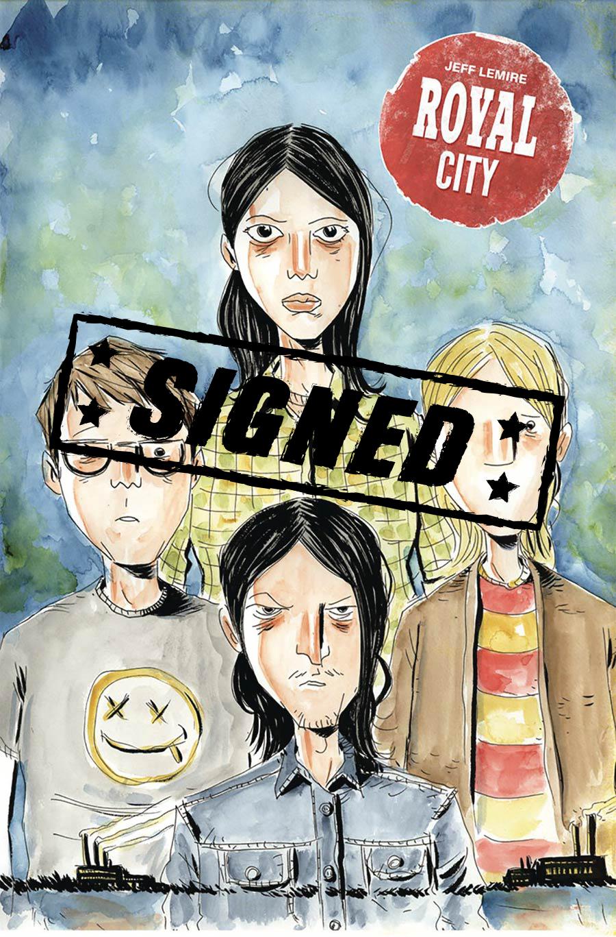 Royal City Vol 2 Sonic Youth TP Signed By Jeff Lemire