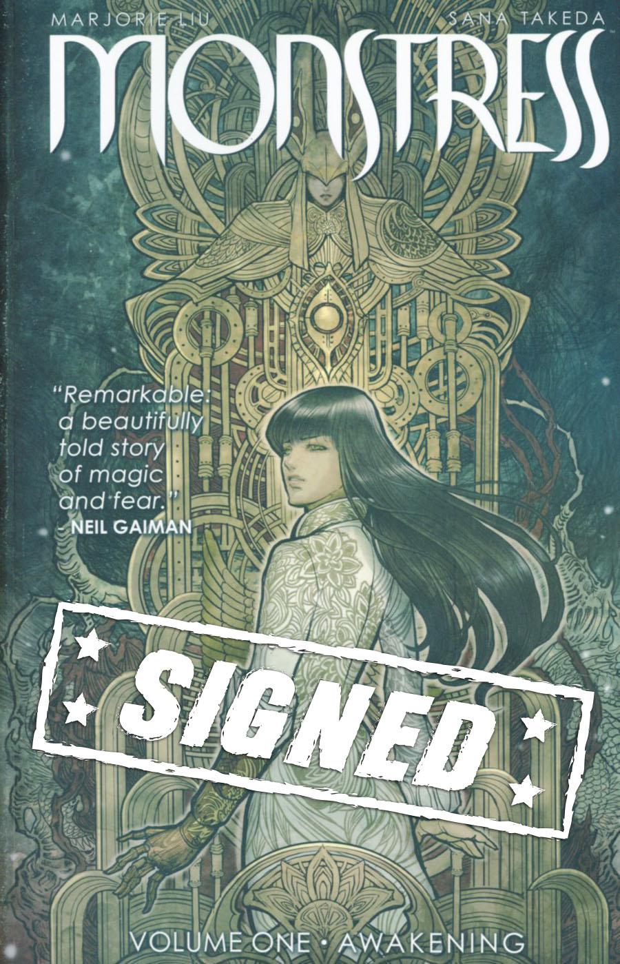 Monstress Vol 1 Awakening TP Signed By Marjorie Liu