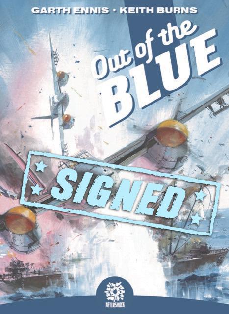 Out Of The Blue Vol 1 HC Signed By Garth Ennis