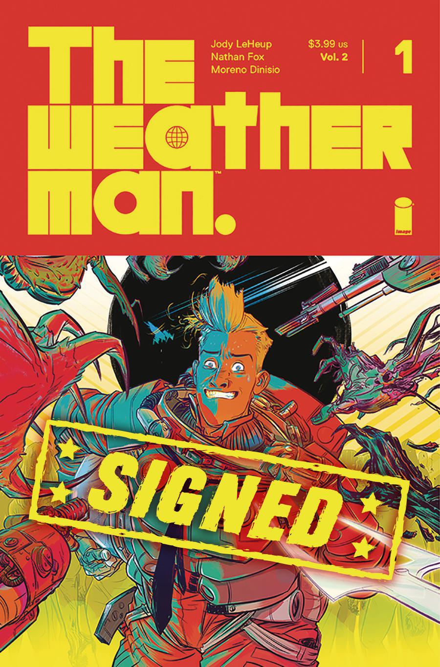 Weatherman Vol 2 #1 Cover D Regular Nathan Fox Cover Signed By Jody LeHeup & Nathan Fox