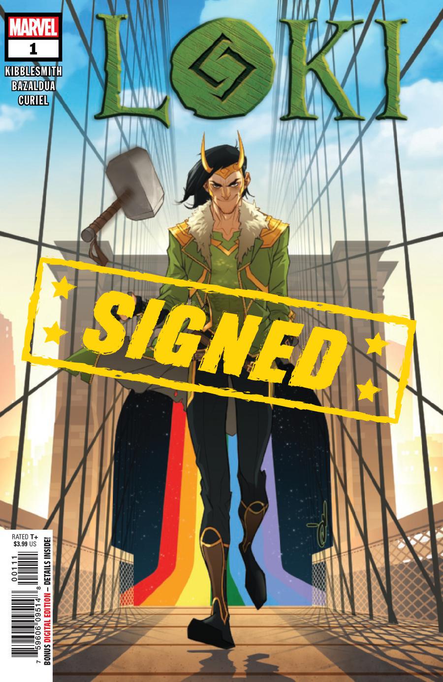 Loki Vol 3 #1 Cover E Regular Ozgur Yildirim Cover Signed By Daniel Kibblesmith