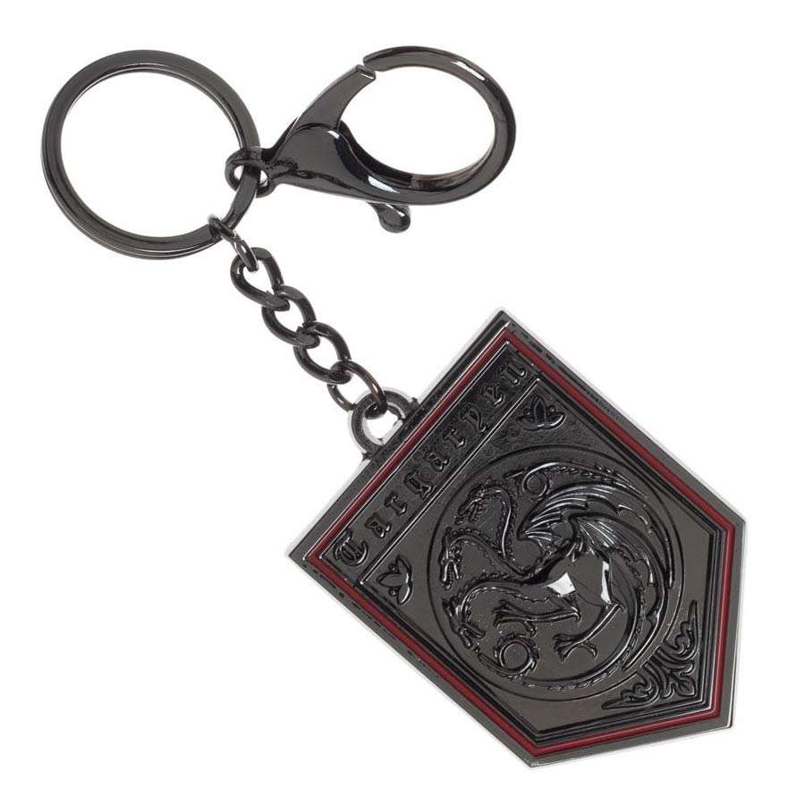 Game Of Thrones Targaryen Banner Keychain