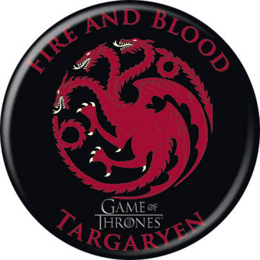 Game Of Thrones 1.25-inch Button - Targaryen Emblem (87349)