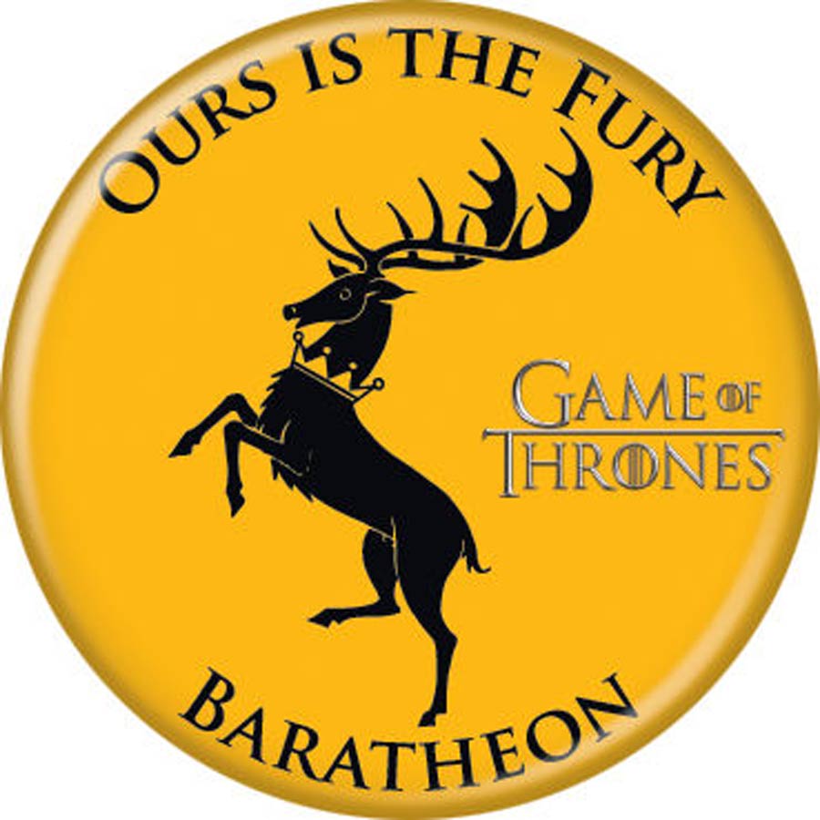 Game Of Thrones 1.25-inch Button - Baratheon Emblem (87351)