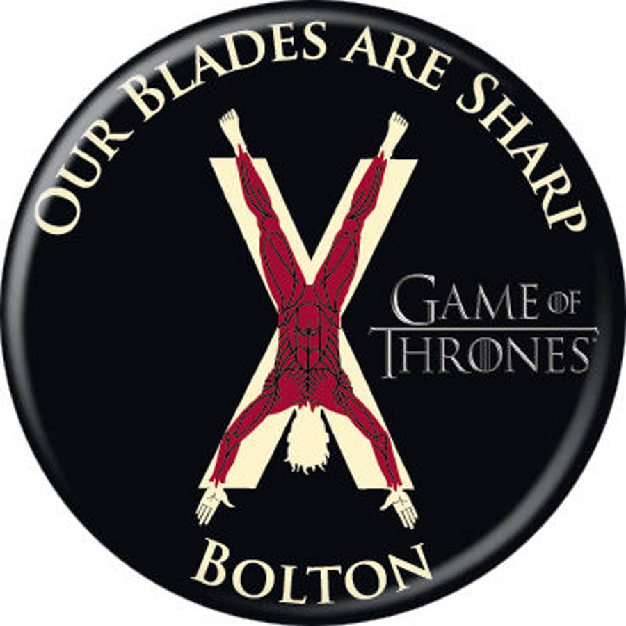 Game Of Thrones 1.25-inch Button - Bolton Emblem (87352)