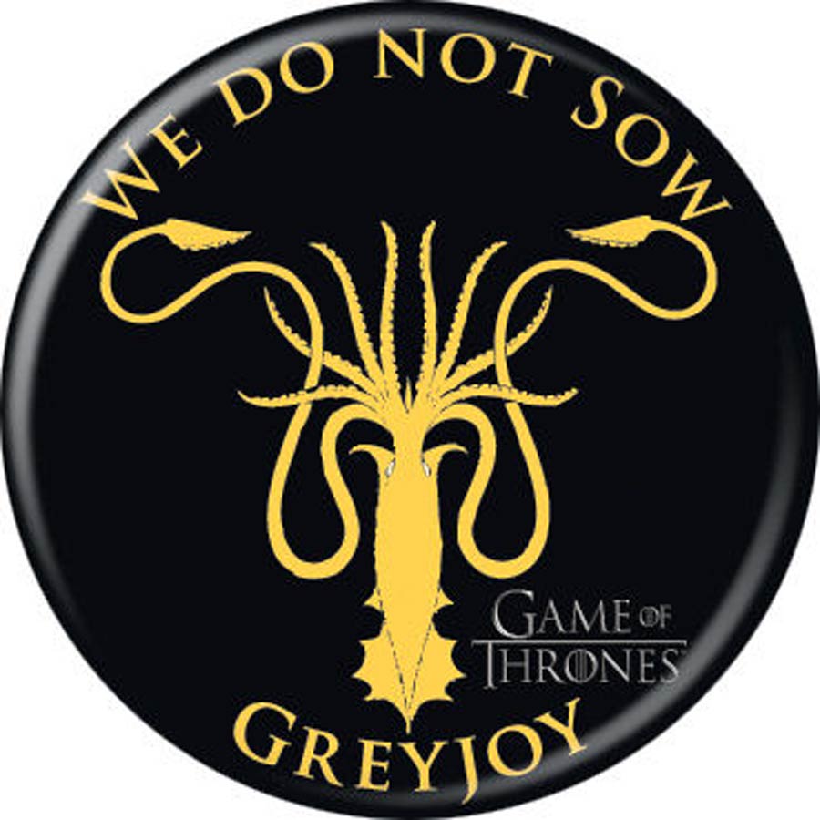 Game Of Thrones 1.25-inch Button - Greyjoy Emblem (87354)