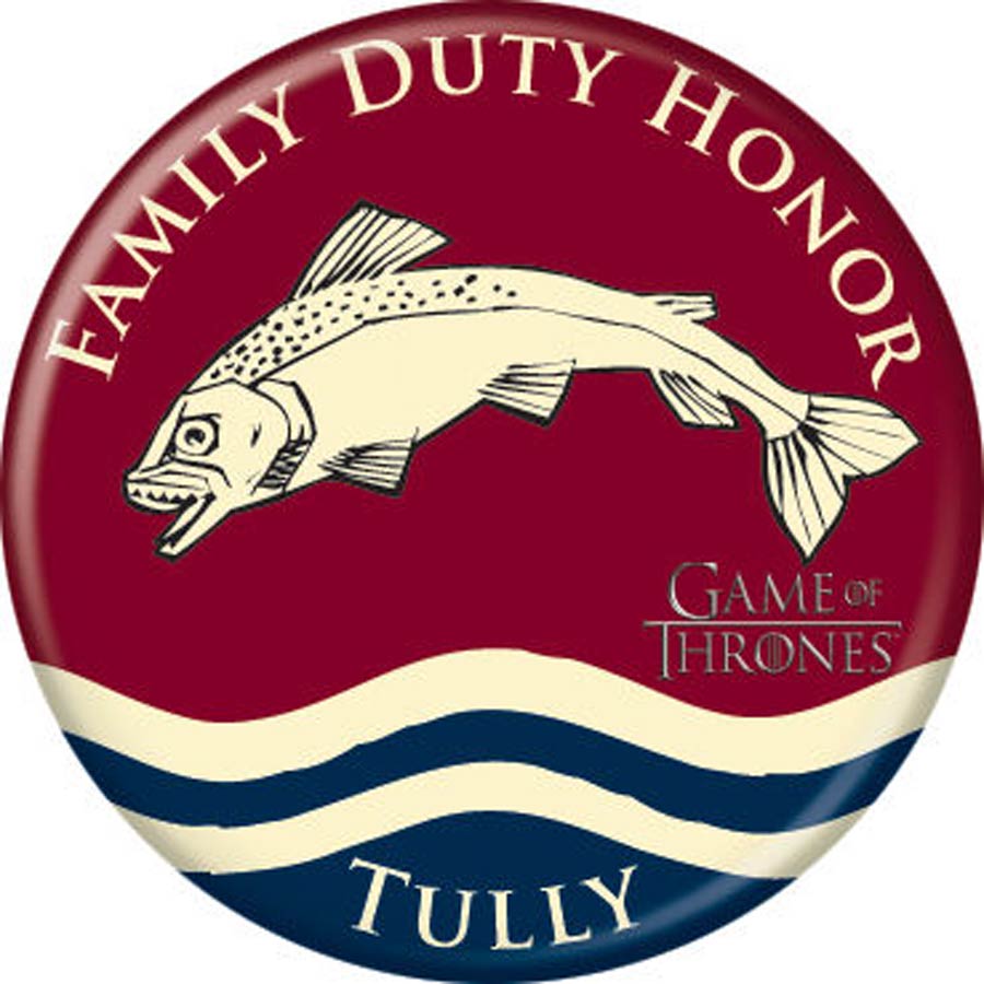 Game Of Thrones 1.25-inch Button - Tully Emblem (87355)