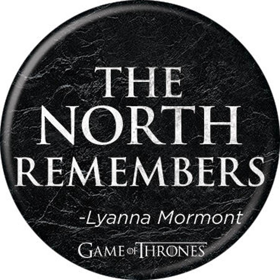Game Of Thrones 1.25-inch Button - North Remembers (87381)