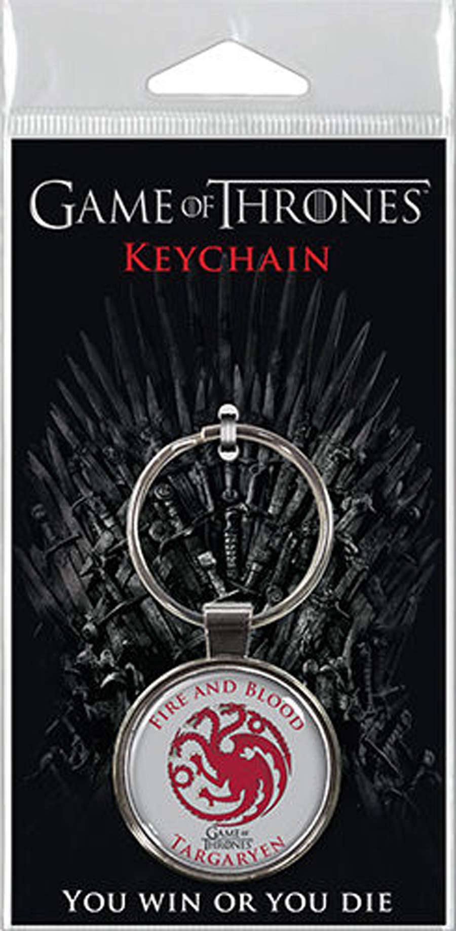 Game Of Thrones Keychain - Targaryen Sigil (66173KR)