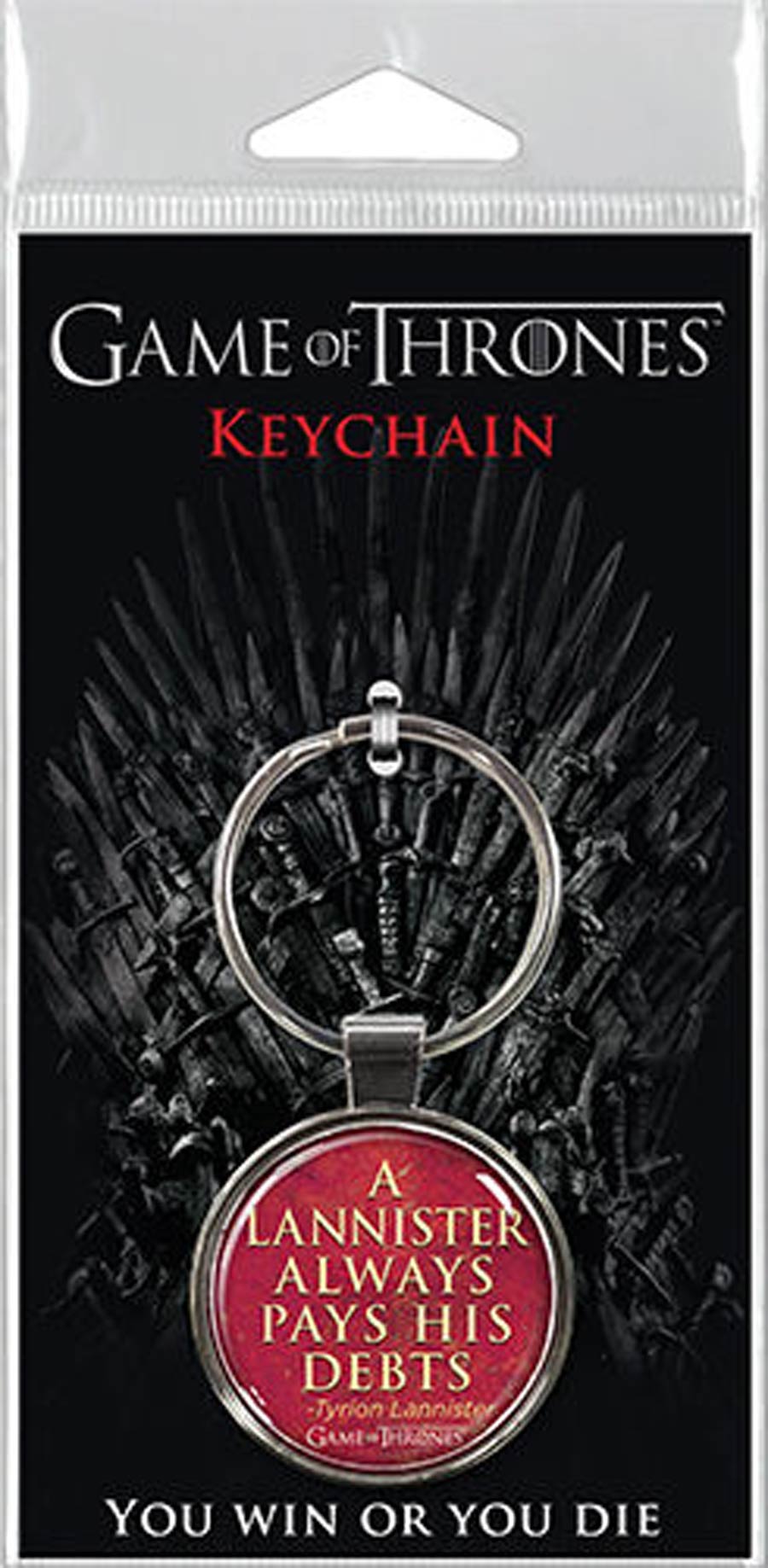 Game Of Thrones Keychain - Lannister Pays Debts (66177KR)