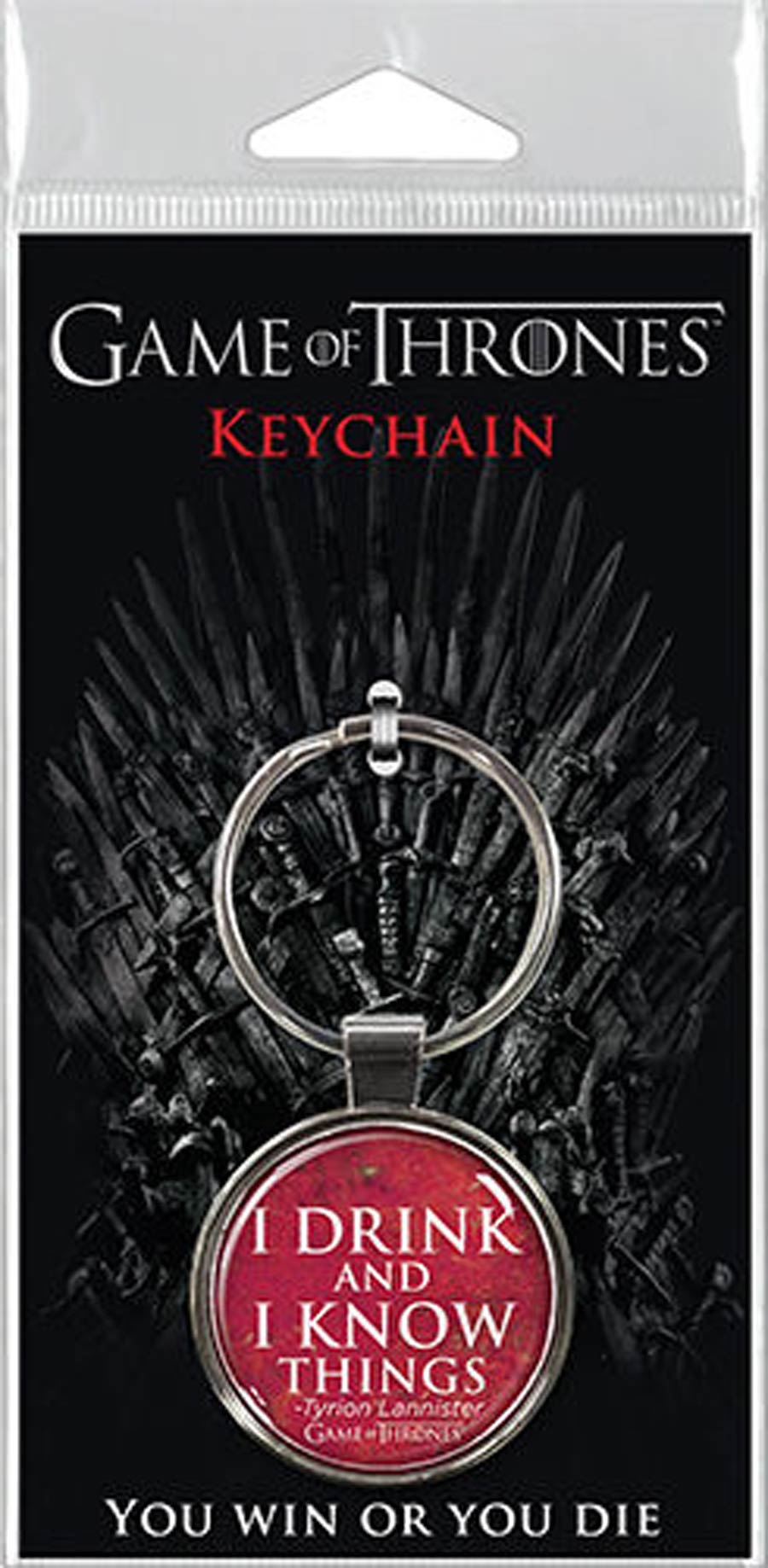 Game Of Thrones Keychain - Drink And Know Things (66179KR)