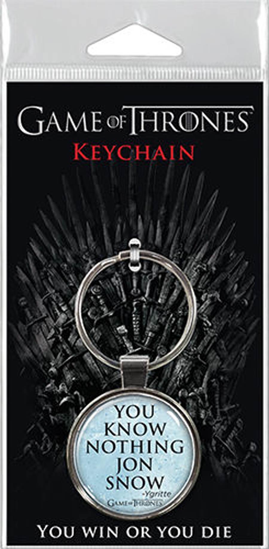 Game Of Thrones Keychain - You Know Nothing Jon Snow (66181KR)